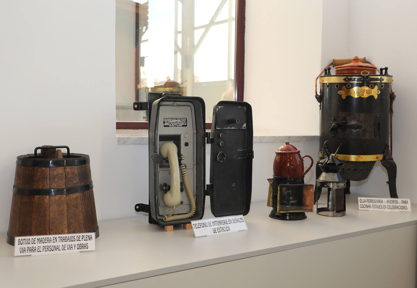 Fotos: El único Museo del Ferrocarril de la comunidad está en Venta de Baños