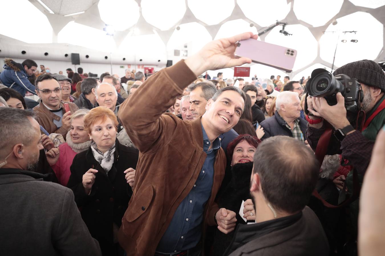 Fotos: Acto político del PSOE en Valladolid con la presencia de Pedro Sánchez