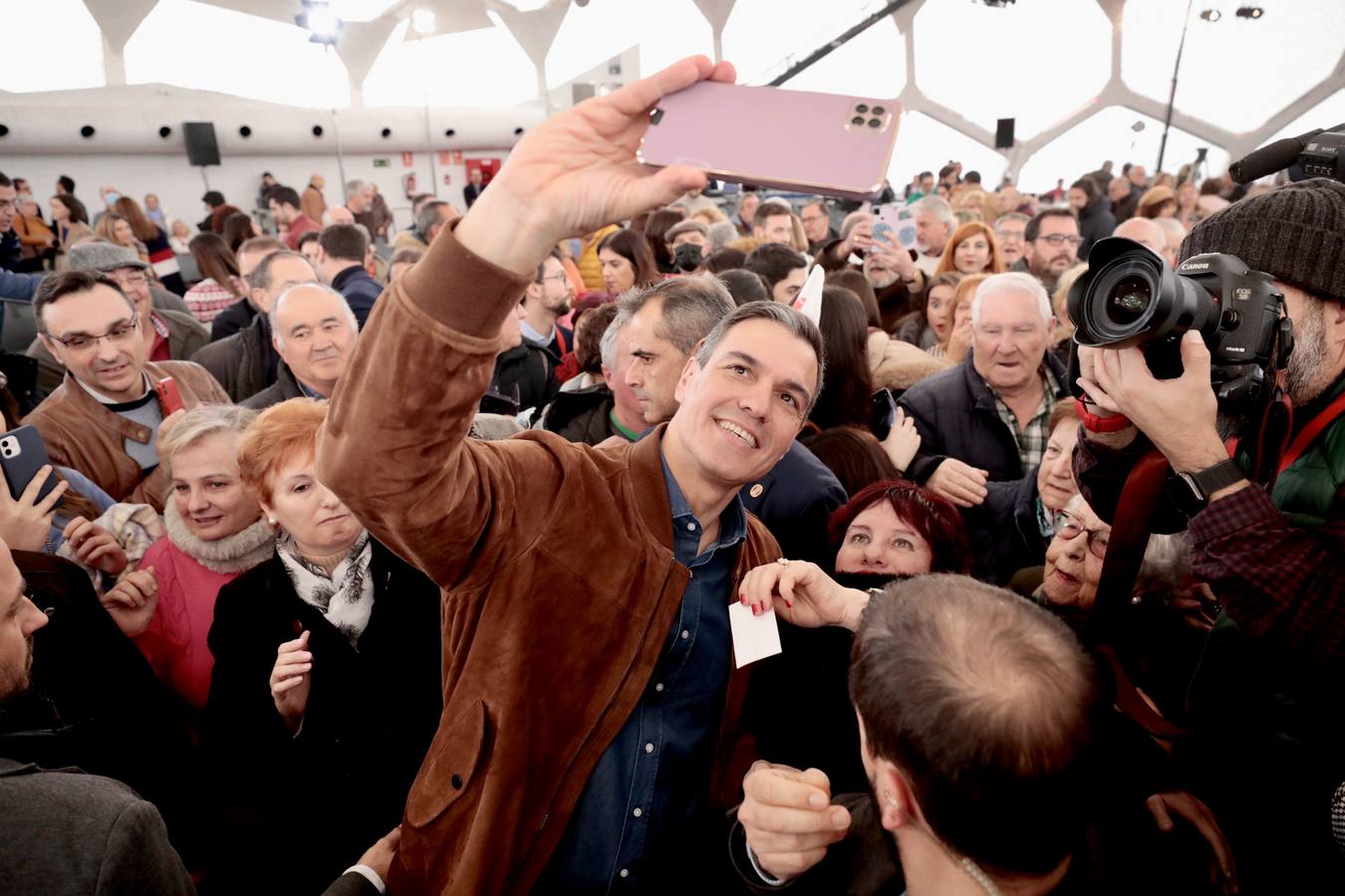 Fotos: Acto político del PSOE en Valladolid con la presencia de Pedro Sánchez