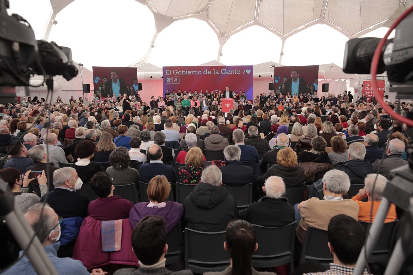 Fotos: Acto político del PSOE en Valladolid con la presencia de Pedro Sánchez