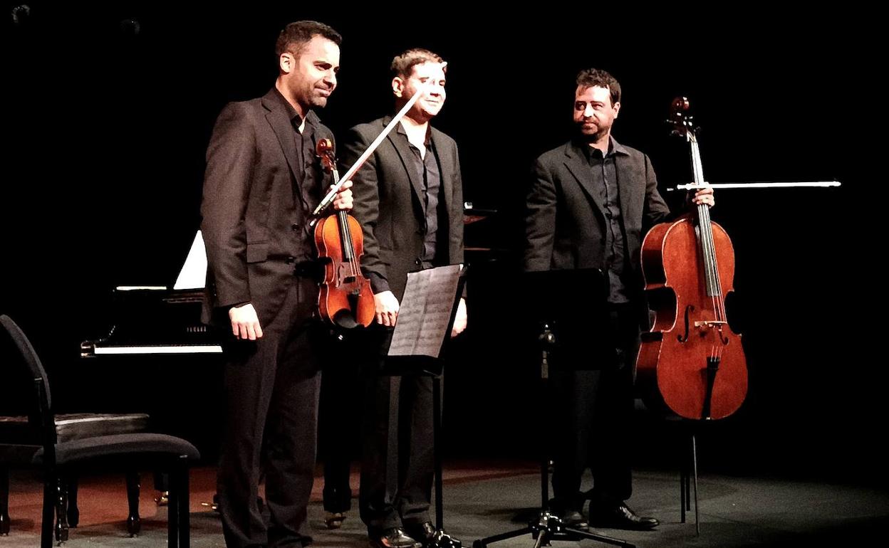 Desde la izquierda, Antonio García, Gabriel Escudero y David Barona. 