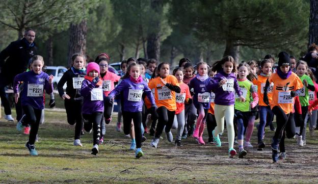 Imagen principal - Imágenes de la jornada en Pedrajas. 