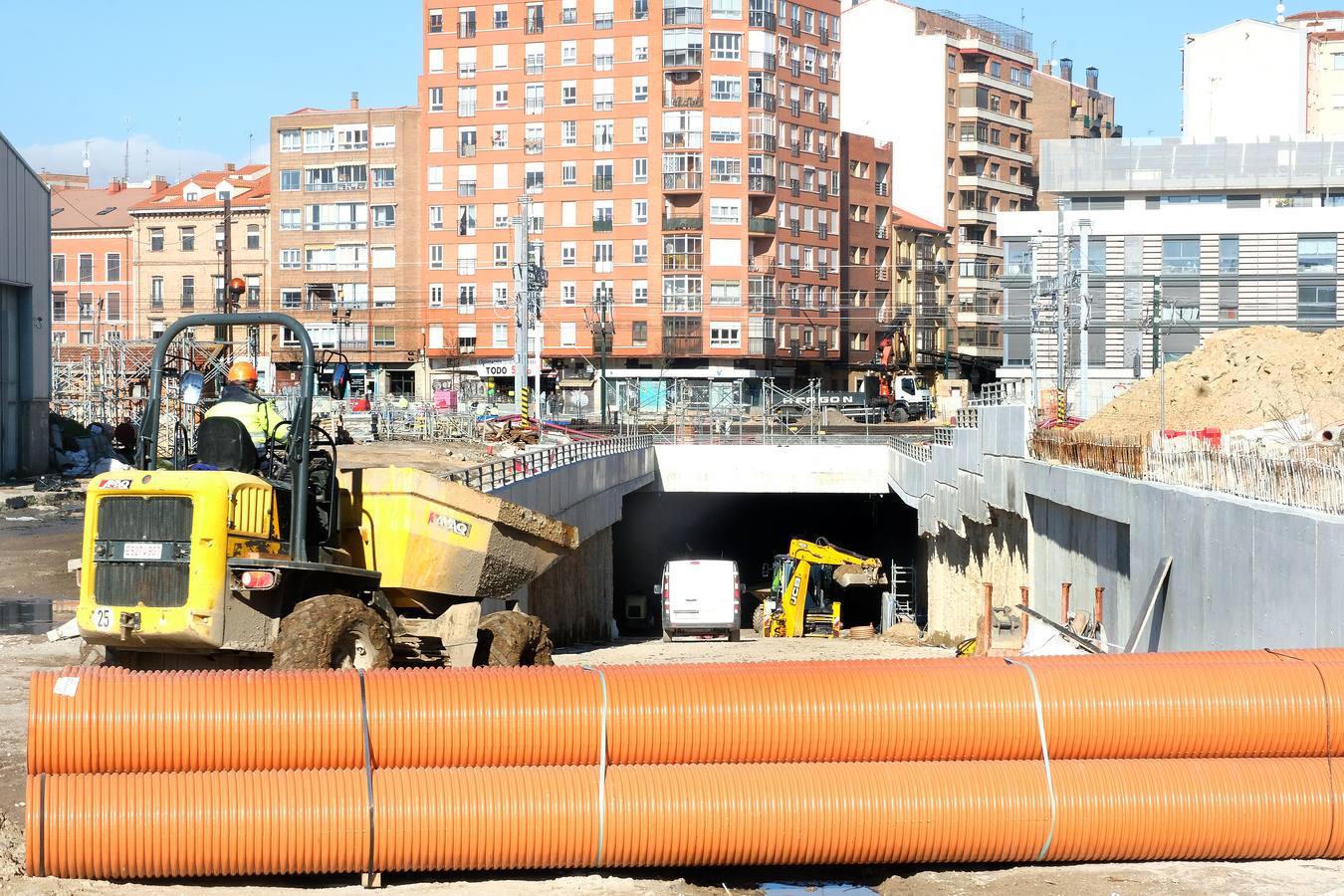 Fotos: Obras del paso de Panaderos