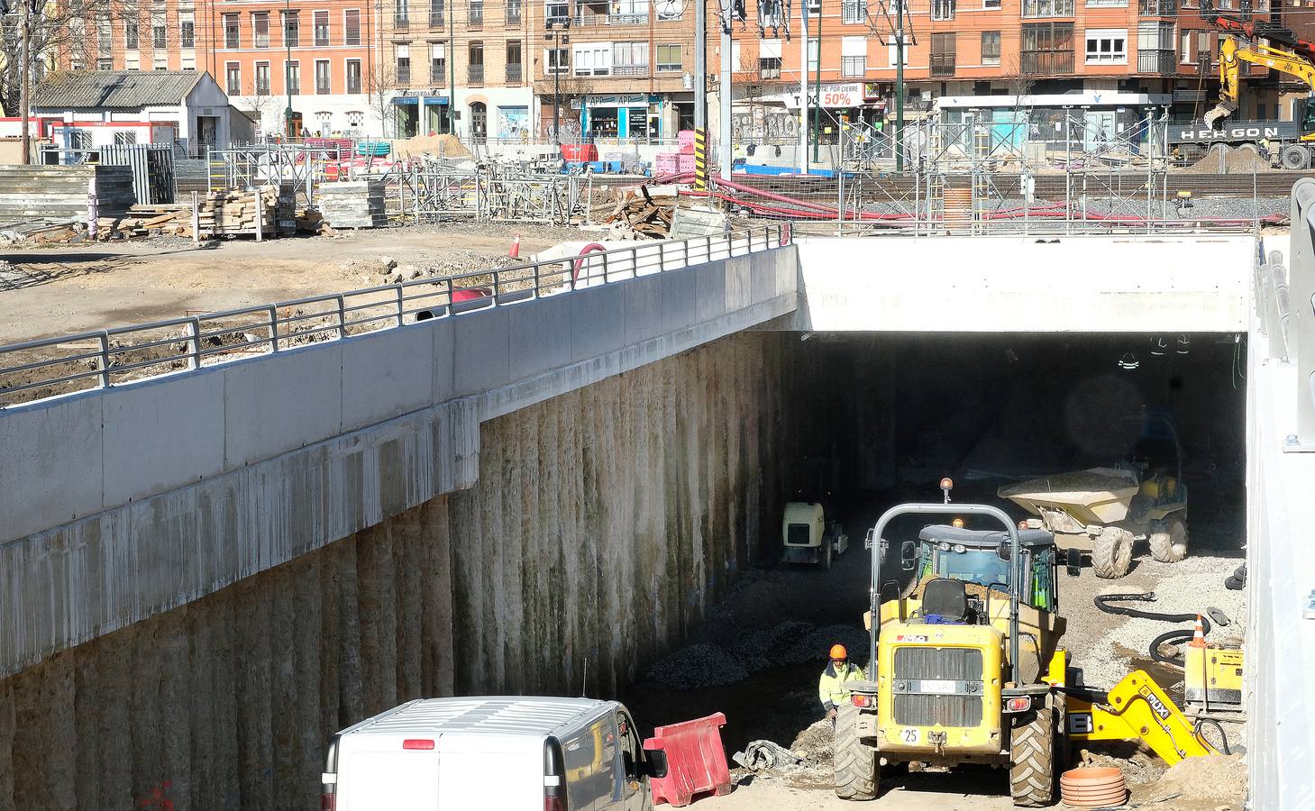 Fotos: Obras del paso de Panaderos