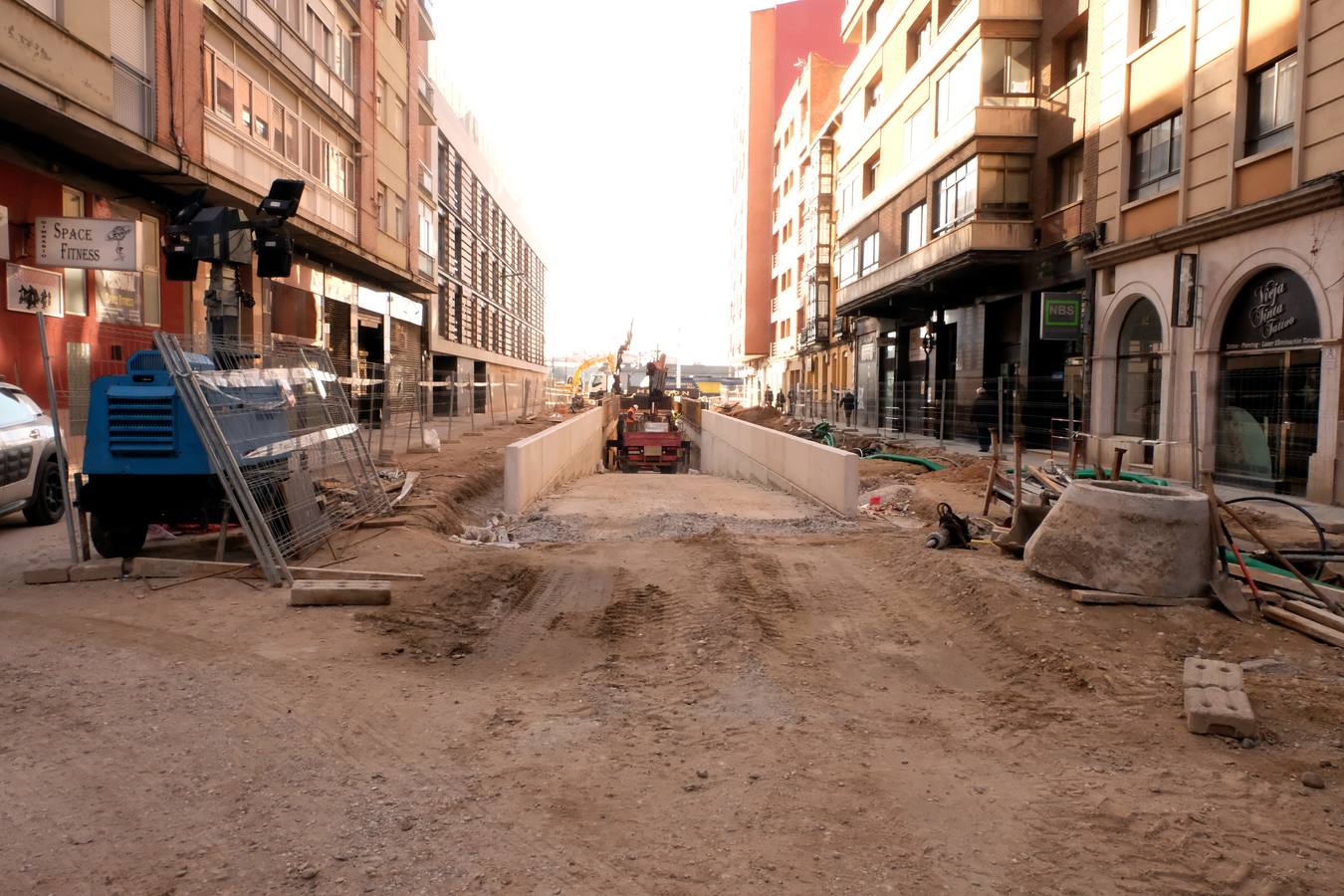 Fotos: Obras del paso de Panaderos