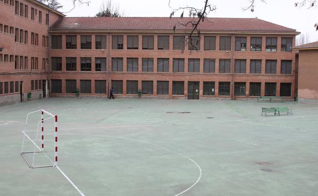 Las clases de Infantil del San José, con temperaturas de 14 grados