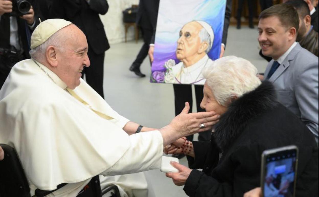 Audiencia del Papa en el Vaticano.