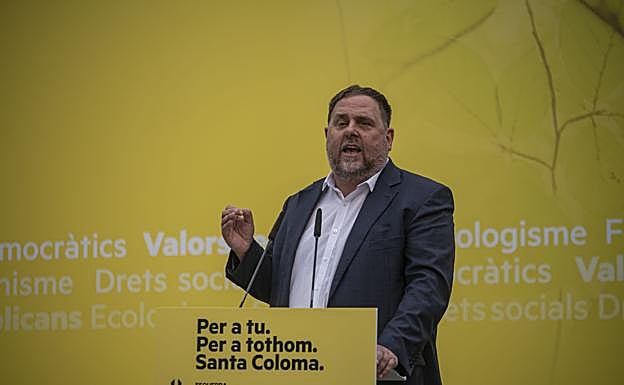La Abogacía del Estado pide reducir la pena de inhabilitación a Junqueras. 