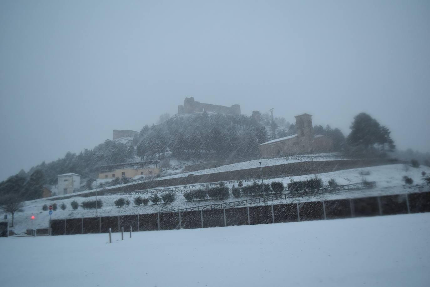Fotos: Segunda nevada en 2023 en la provincia de Palencia