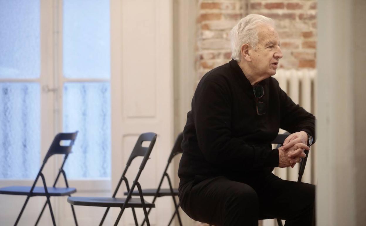 José Carlos Plaza, en el laboratorio artístico 11 Filas. 