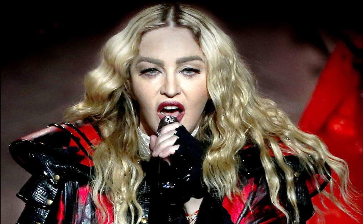 Madonna, durante un concierto en 2016. 