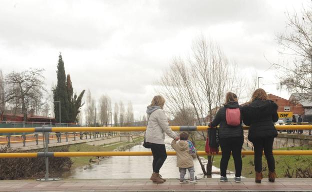 Crecida del río Esgueva en Valladolid