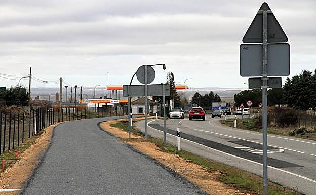 Las obras de la segunda fase del camino entre Segovia y San Cristóbal empezarán en febrero