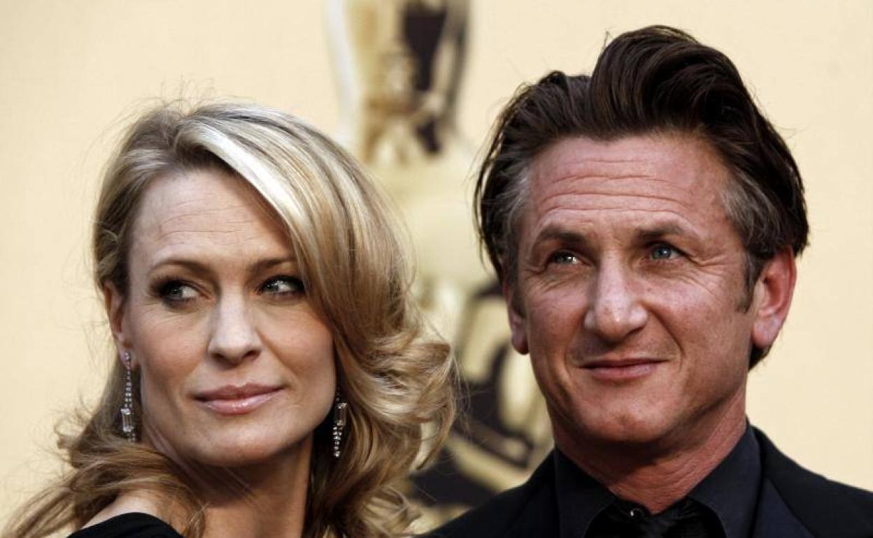 Sean Penn y Robin Wright. 