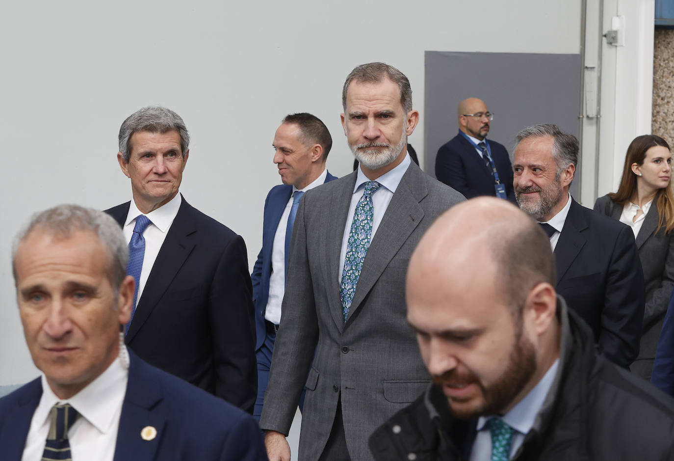 Fotos: El Rey Felipe VI conoce la innovadora planta de Gestamp en Palencia