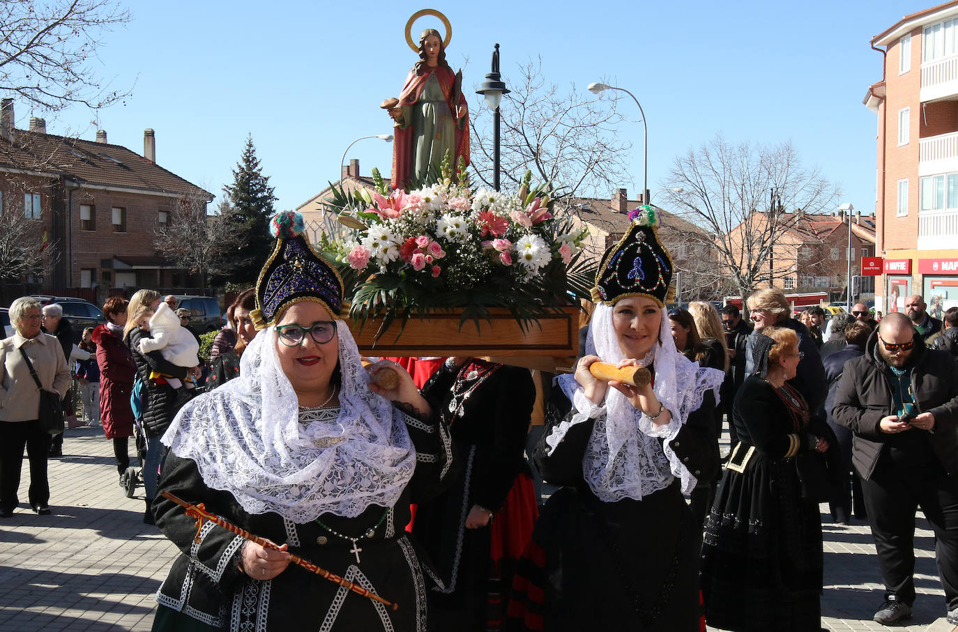 Fiesta de las Águedas en Segovia. 