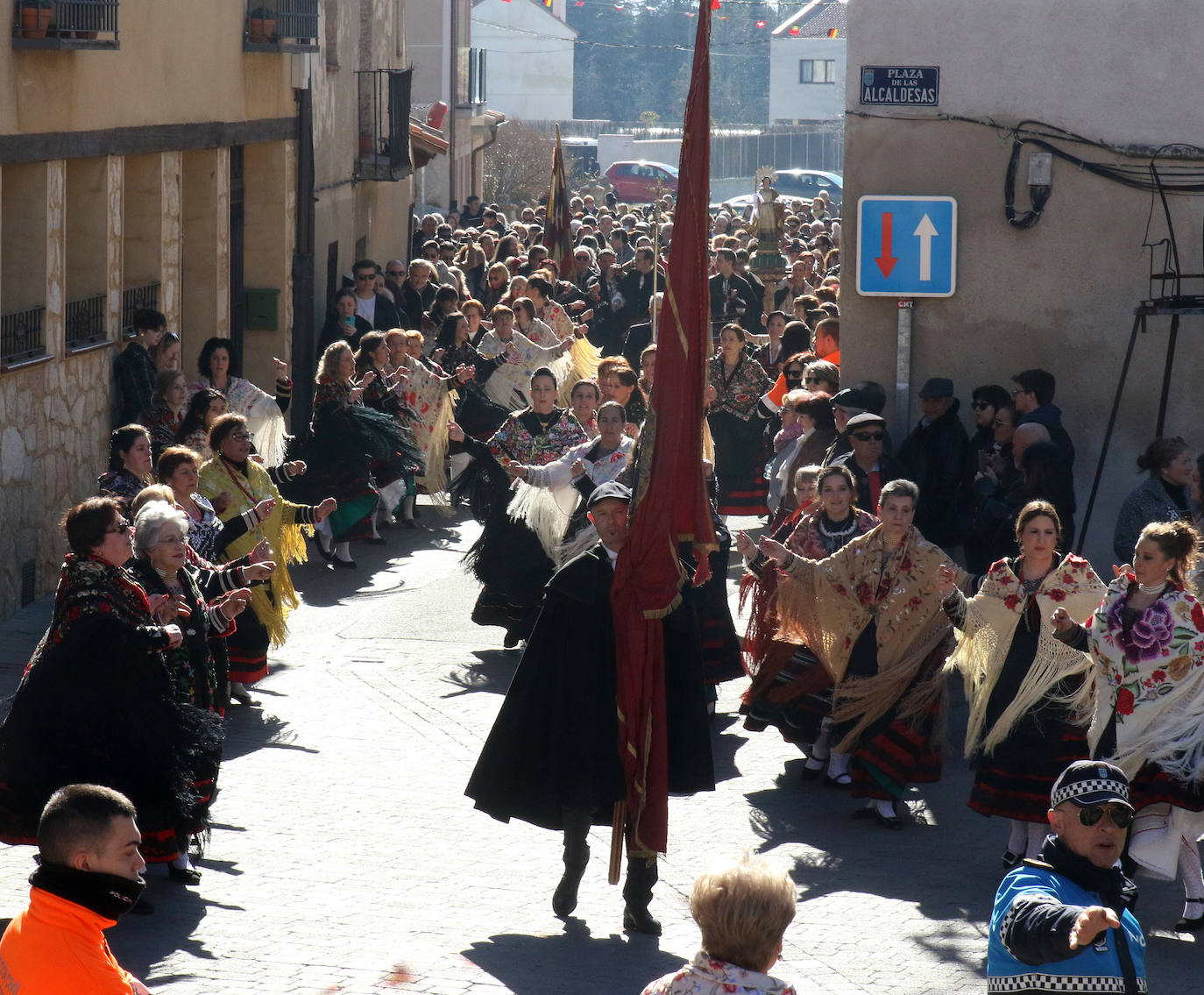 Celebración de Santa Águeda en Zamarramala. 