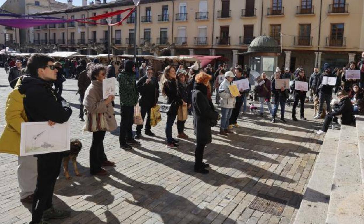 Protesta contra la caza. 