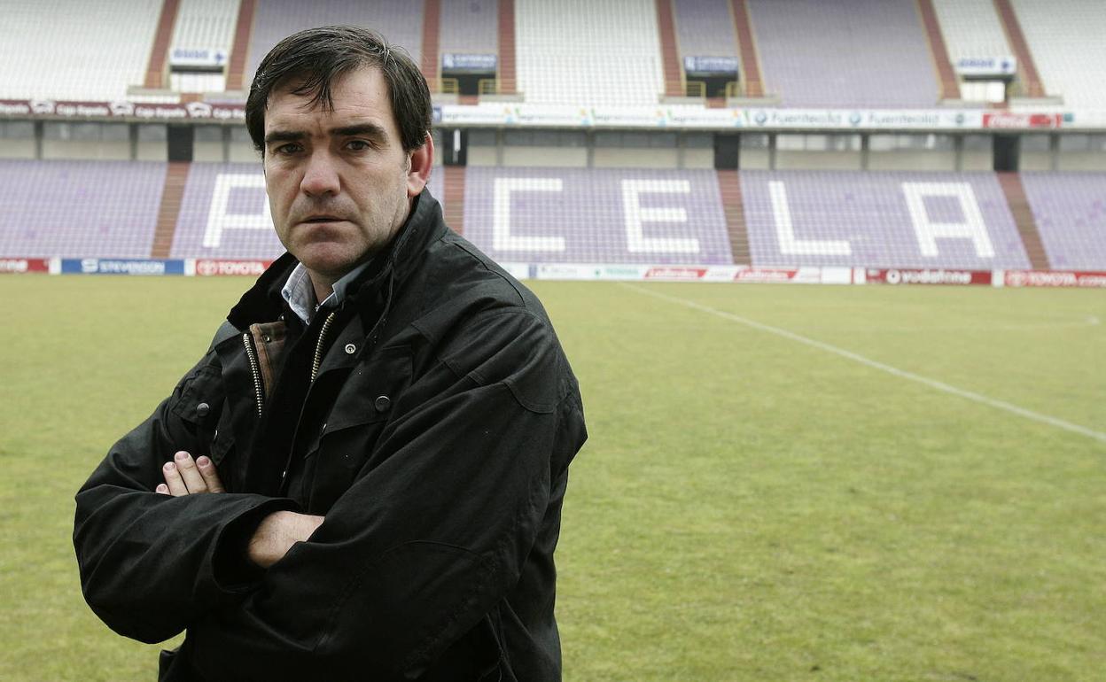 Marcos Alonso, en su etapa como entrenador del Real Valladolid 2004-2006.
