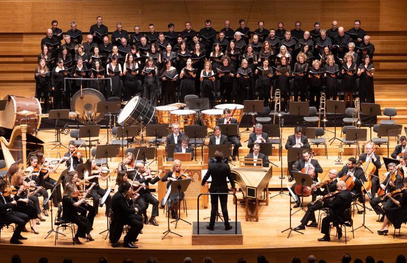 La OSCyL, en un concierto el pasado mes de diciembre. 