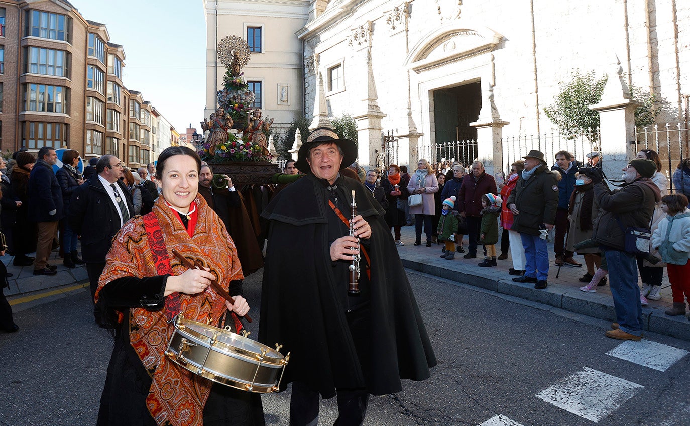 Procesión y misa de las Candelas en Palencia
