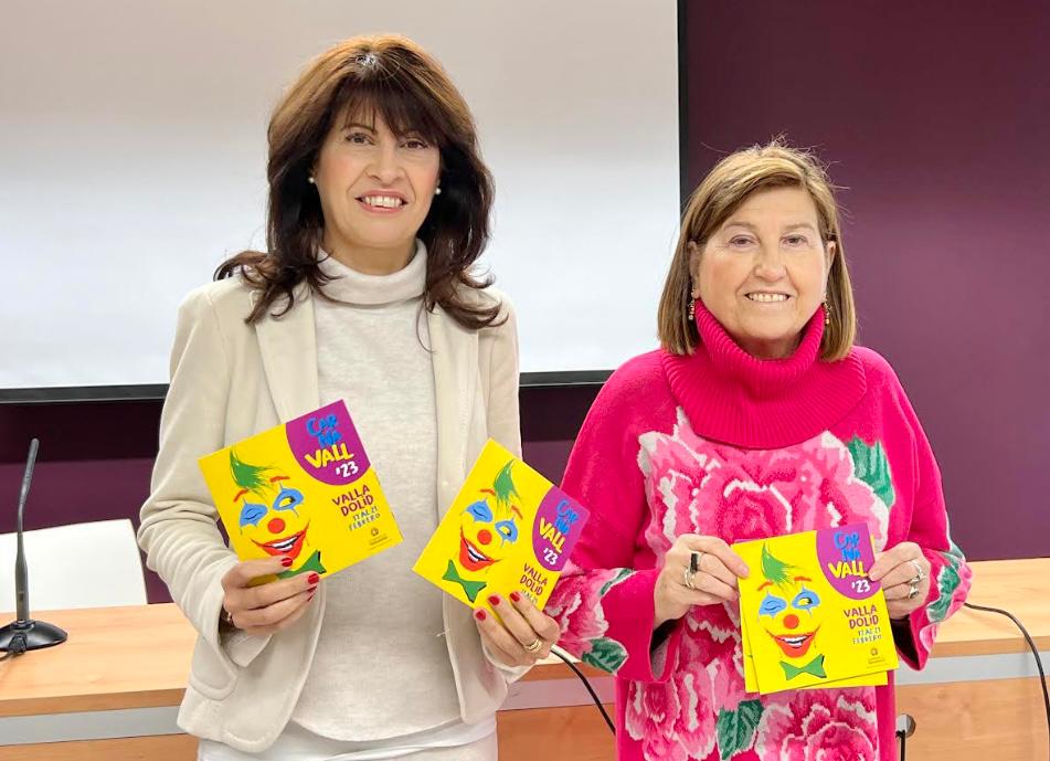 Ana Redondo y Vicky Soto prensentan la programación del Carnaval 2023. 