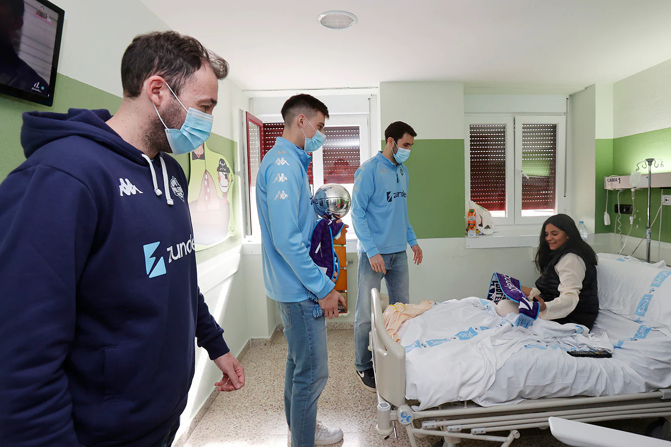 La Copa Princesa visita la sede de Zunder, Maristas y el Hospital Río Carrión