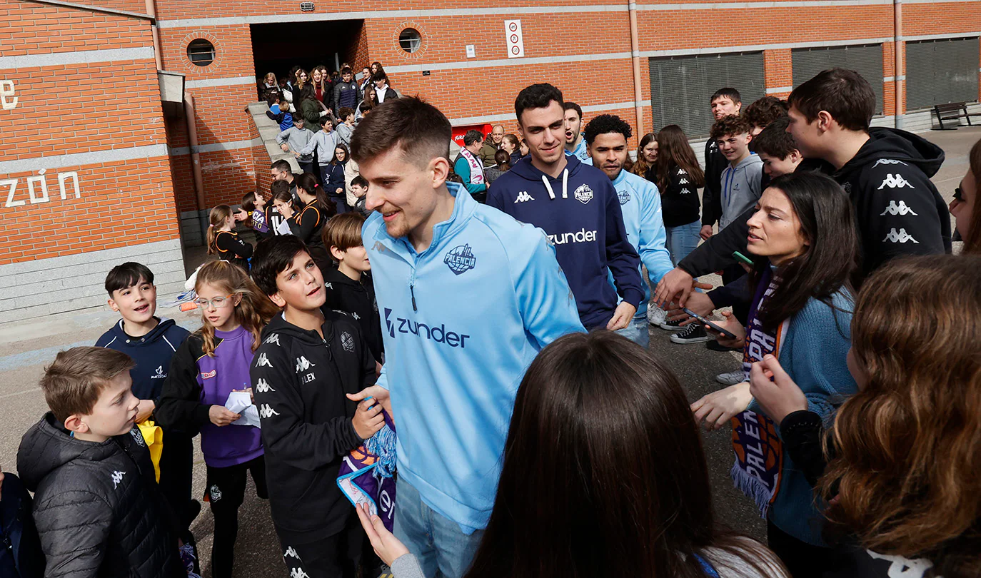 La Copa Princesa visita la sede de Zunder, Maristas y el Hospital Río Carrión