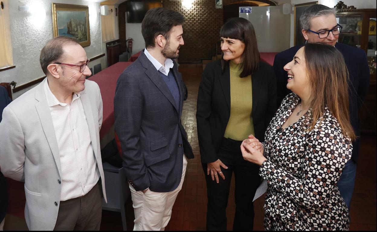 Encuentro con los empresarios palentinos de compañías tecnológicas.