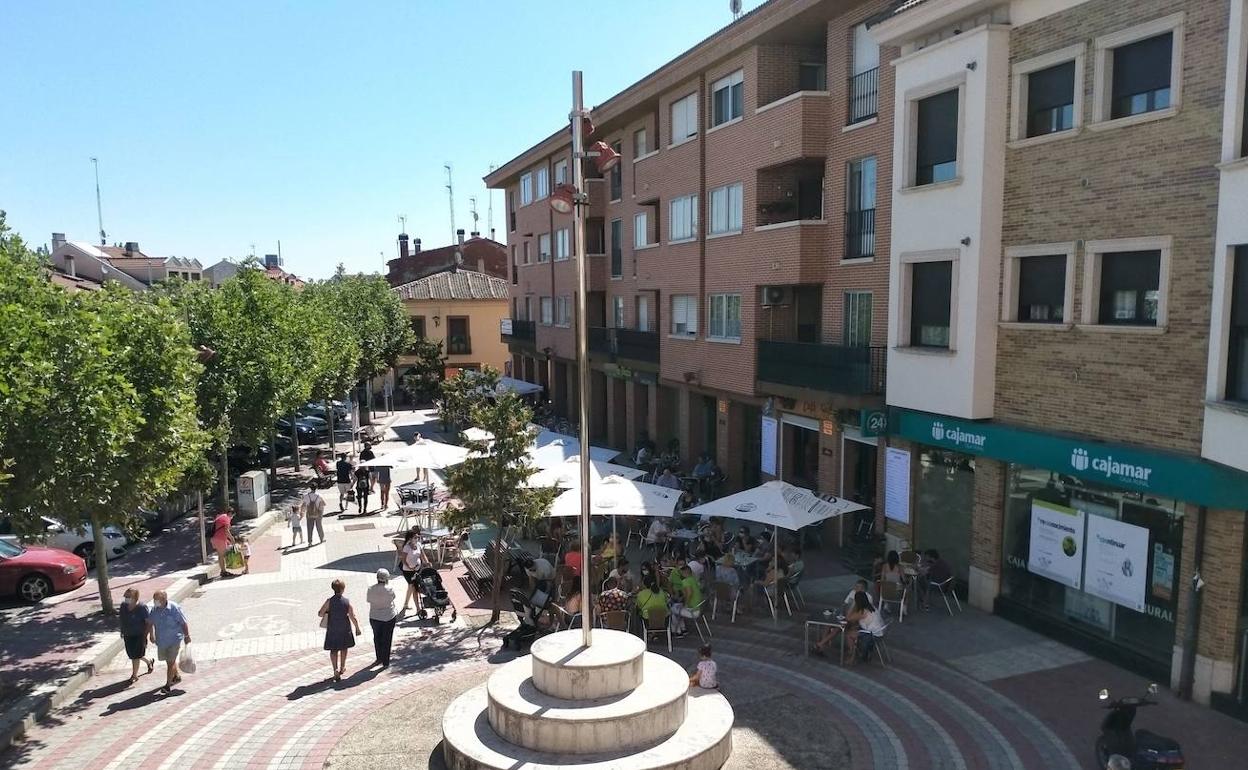 Plaza Pablo Arranz de Tudela de Duero. 