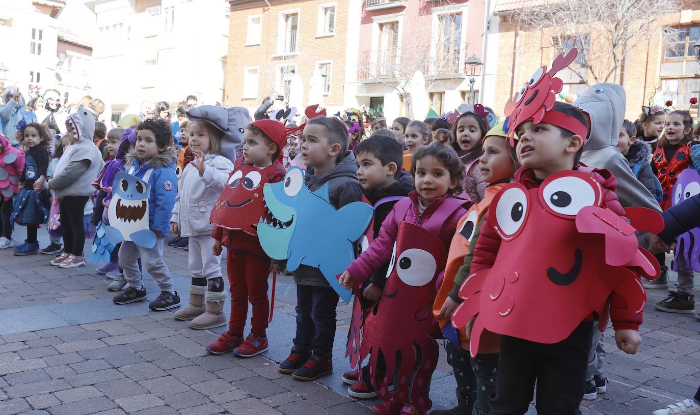 Fotos: El cambio climático en el colegio Jorge Manrique y el traje palentino, en Filipenses