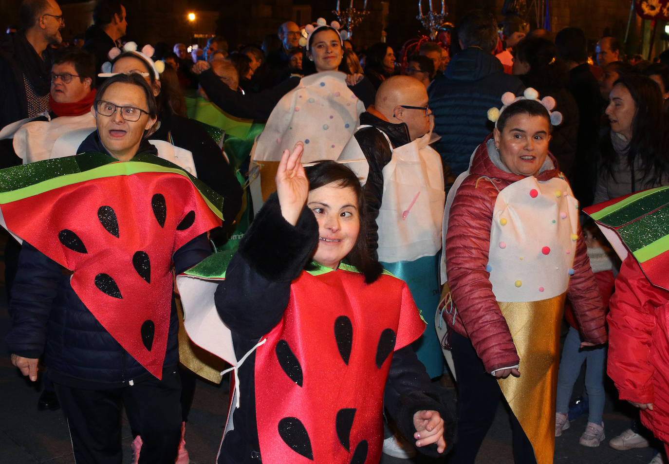 Desfile del sábado en el Carnaval de Segovia. 