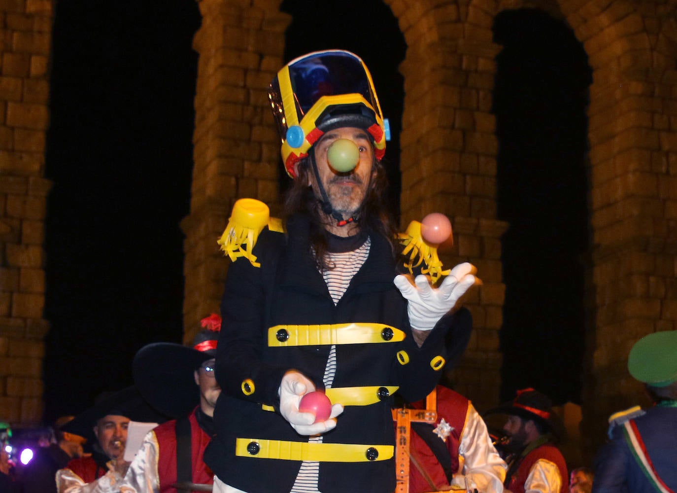 Desfile del sábado en el Carnaval de Segovia. 