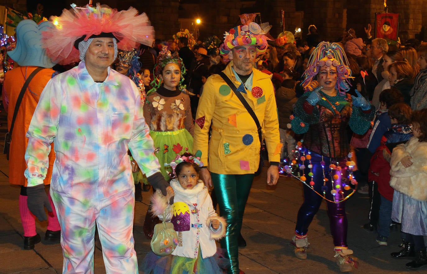 Desfile del sábado en el Carnaval de Segovia. 