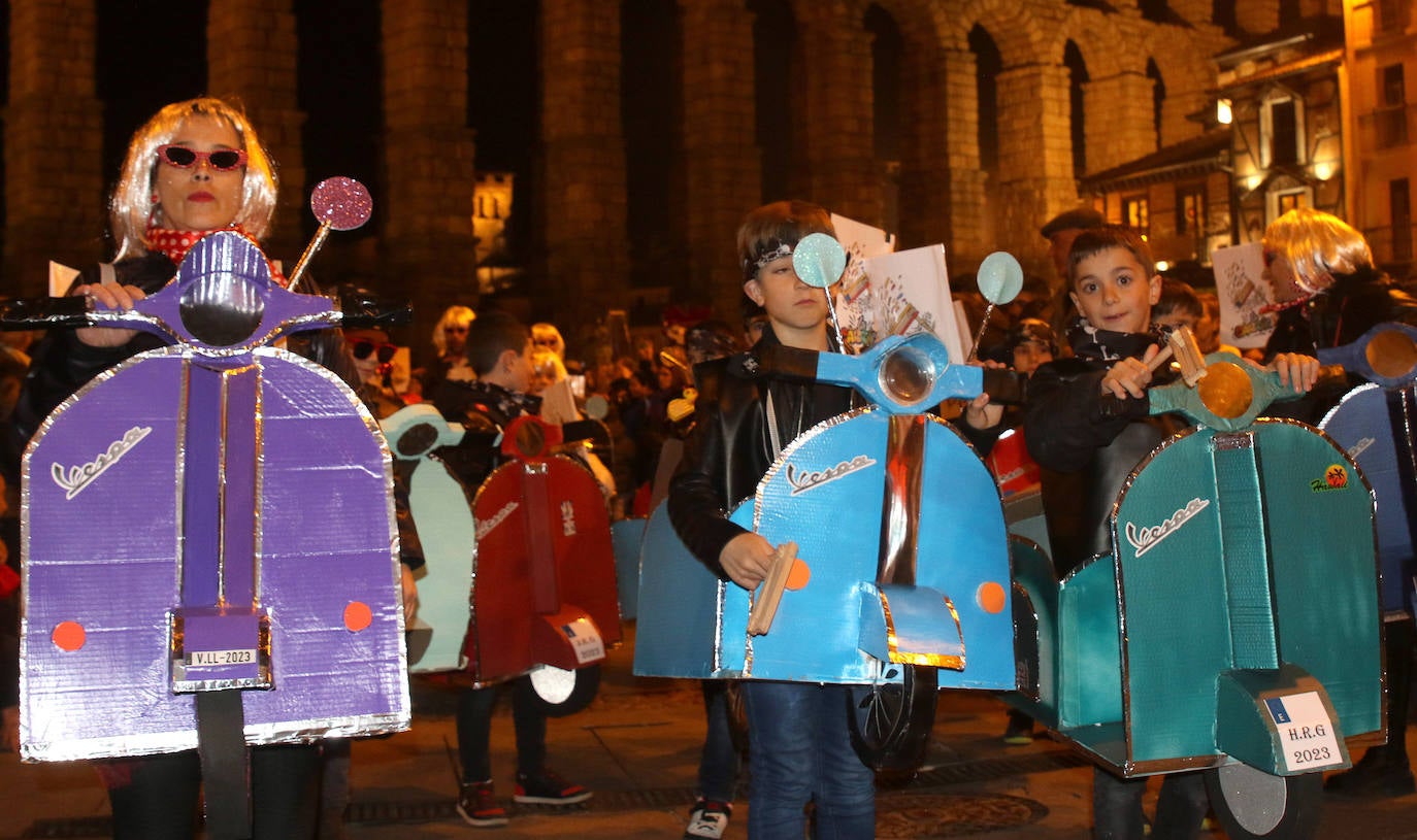 Desfile del sábado en el Carnaval de Segovia. 