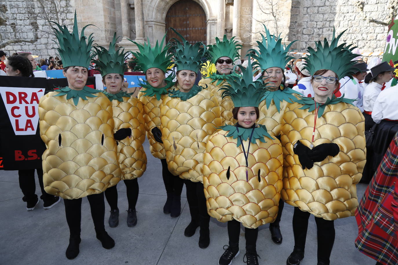 Un momento del desfile de carnaval en Tudela de Duero. 