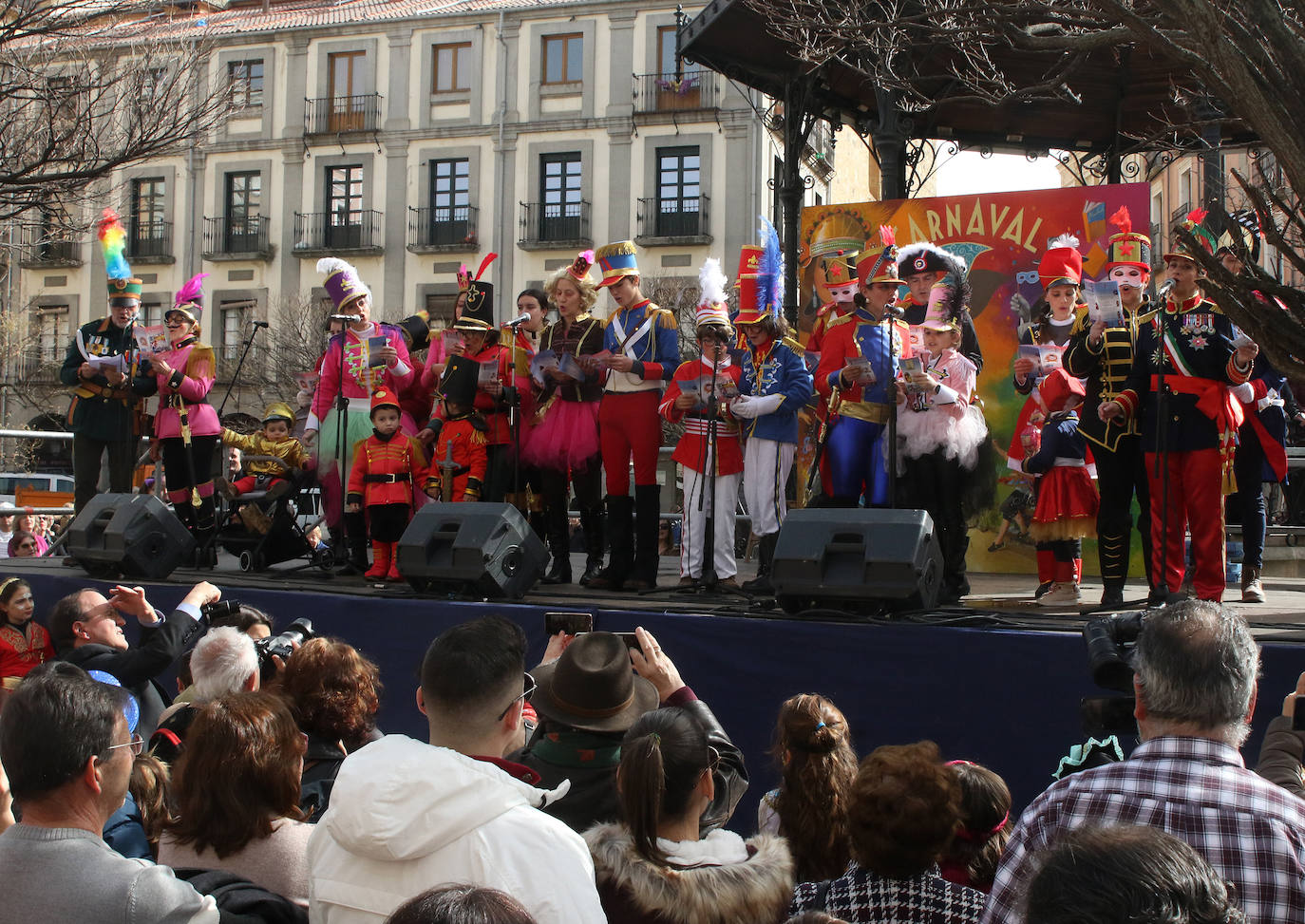 Domingo de carnaval en Segovia. 