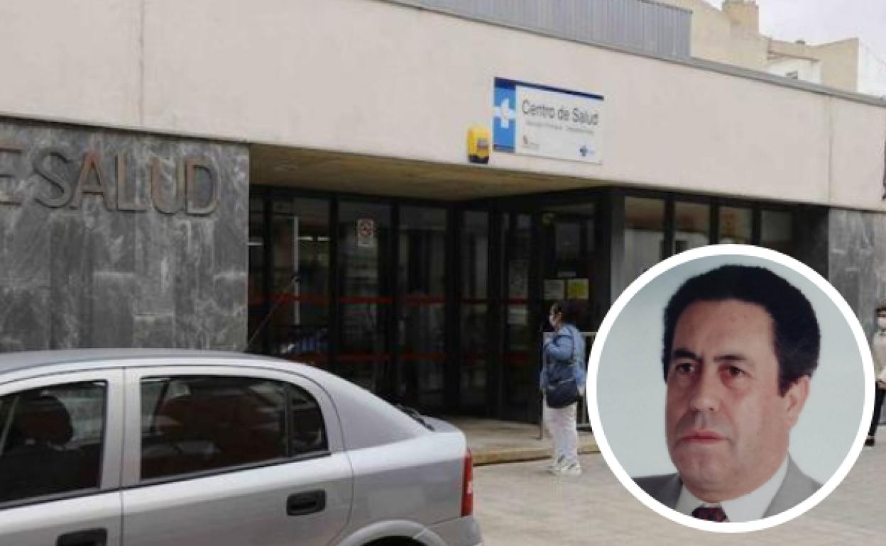 Centro de salud de Peñafiel. En el círculo, el médico Emilio Álvarez Sánchez.