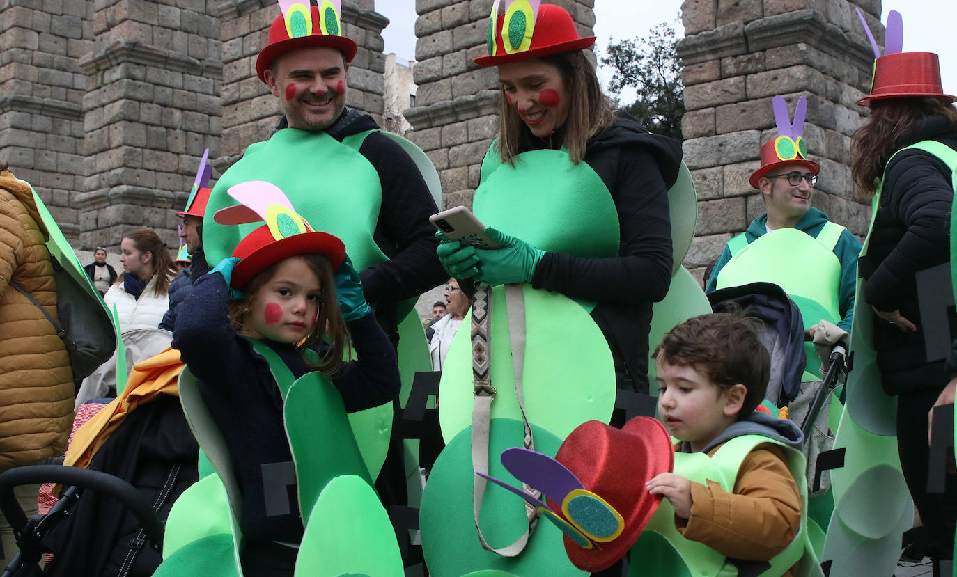 Desfile infantil en el Carnaval de Segovia. 