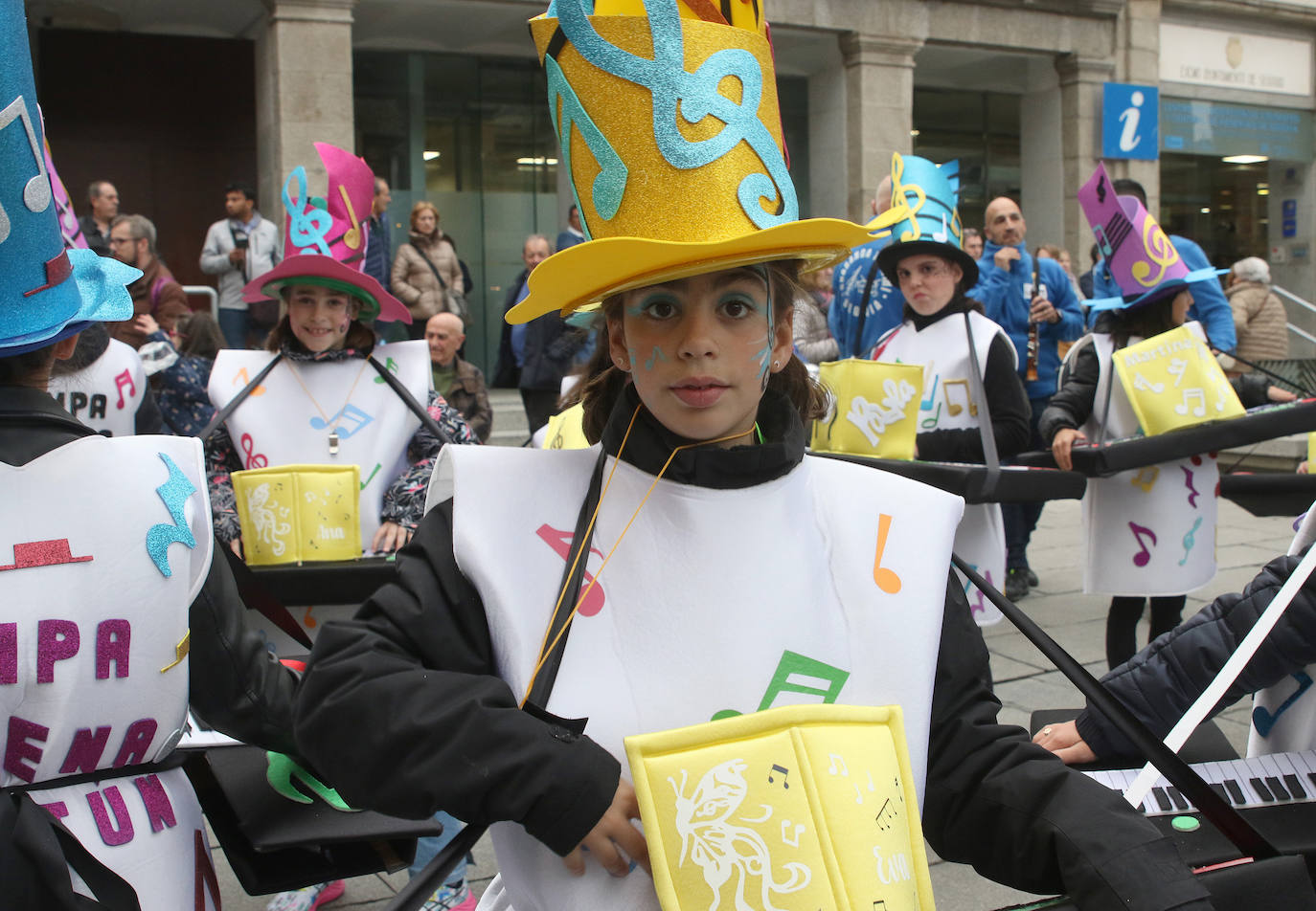 Desfile infantil en el Carnaval de Segovia. 