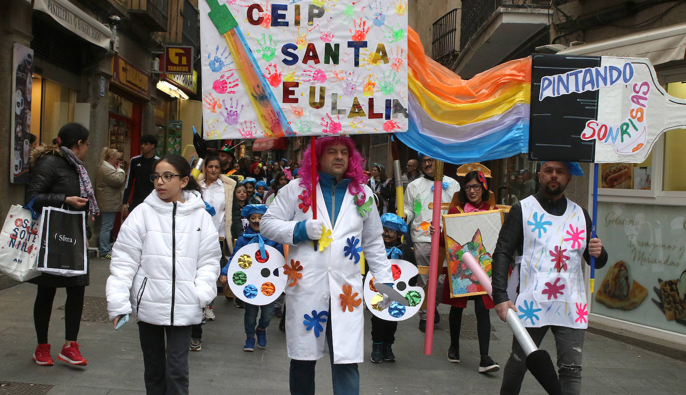 Desfile infantil en el Carnaval de Segovia. 