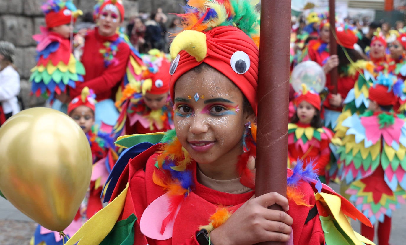 Desfile infantil en el Carnaval de Segovia. 