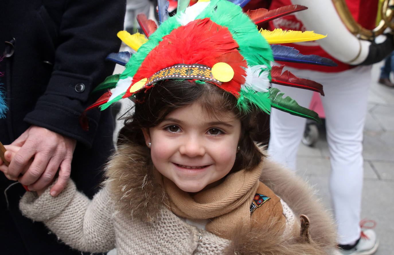 Desfile infantil en el Carnaval de Segovia. 