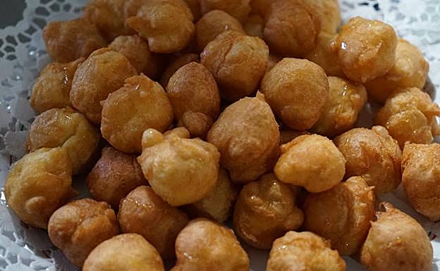 Así quedaron los exquisitos buñuelos que preparó la wambeña Carmen Mari
