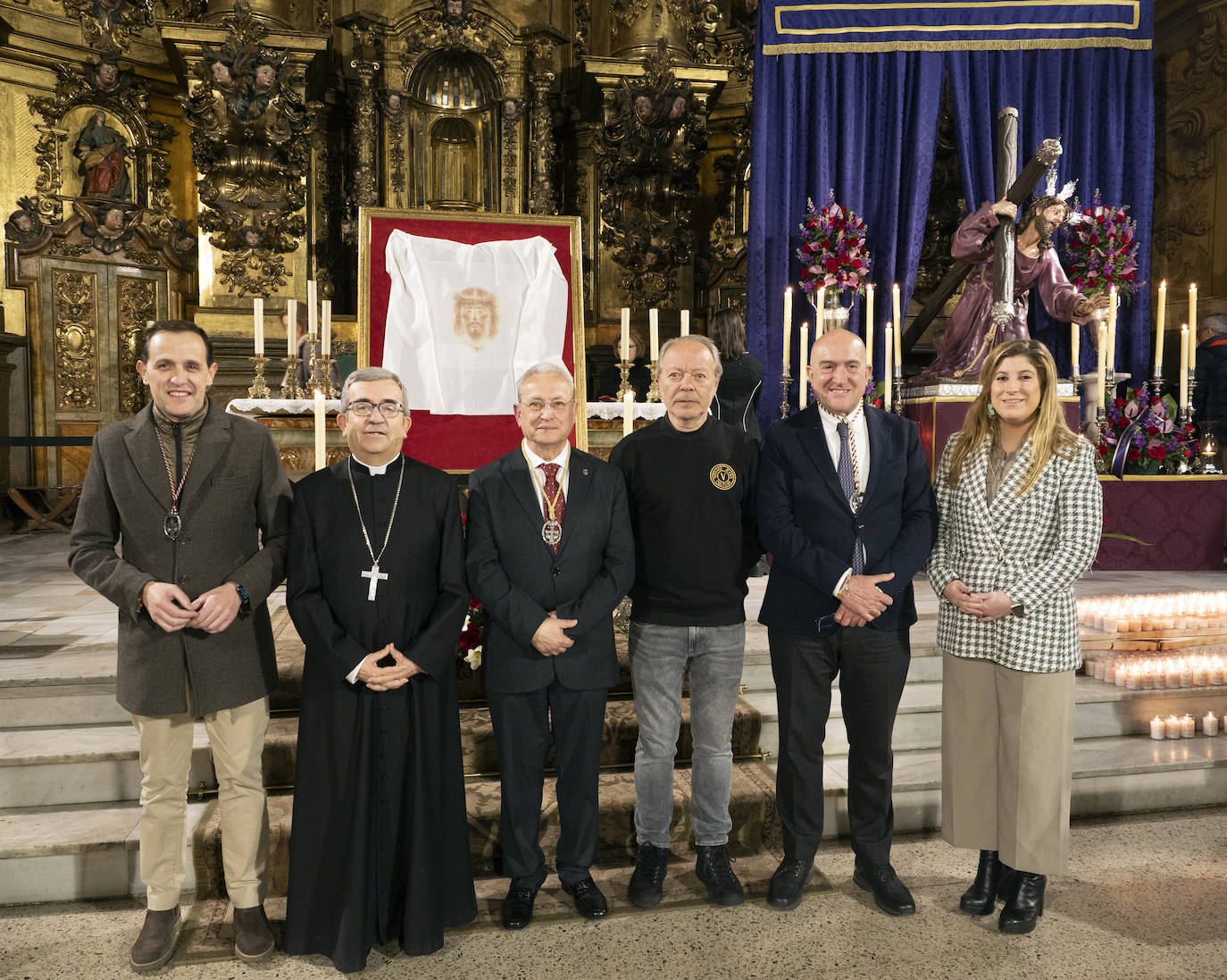 Fotos: Presentación oficial del paño de la Verónica 2023