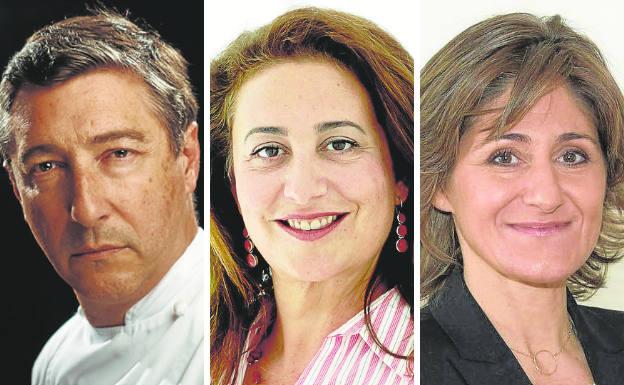 Joan Roca, Laura Rojas Marcos y Marta Alonso.