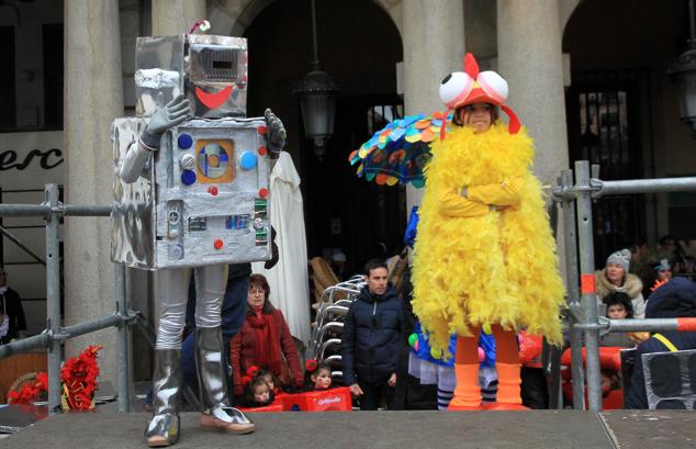 Un momento de las celebraciones por el Domingo de Piñata. 