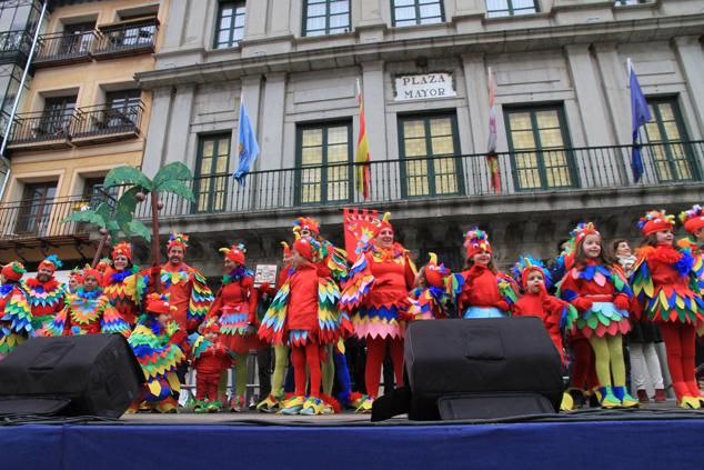 Un momento de las celebraciones por el Domingo de Piñata. 