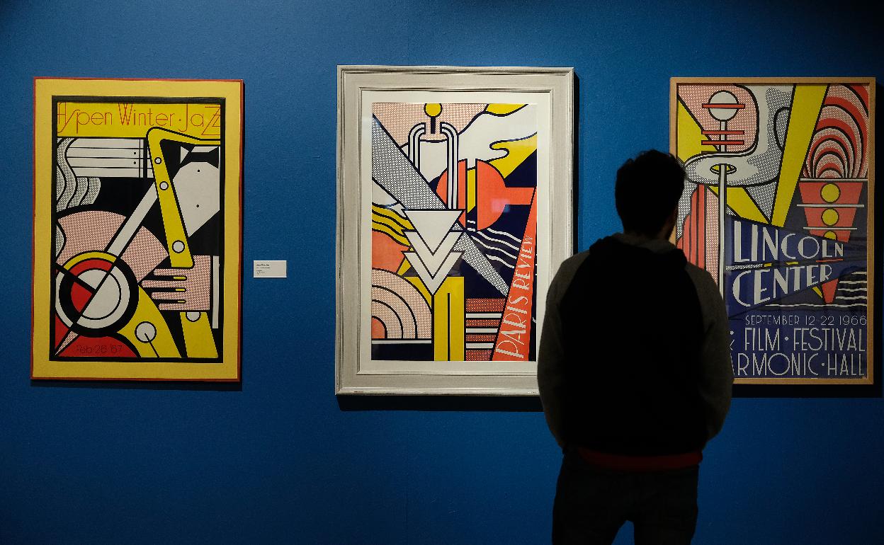 Exposición de Roy Lichtenstein, en la Sala de la Pasión. 