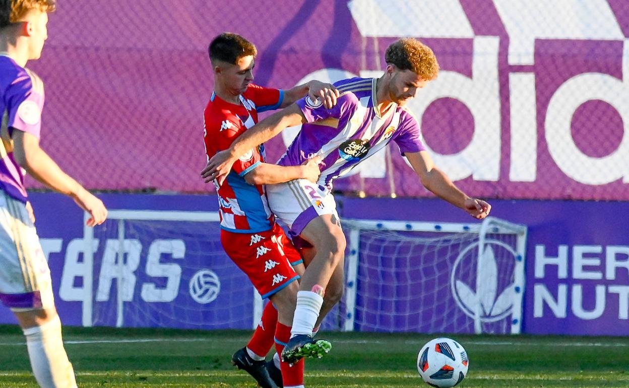 Quintana en el encuentro ante el Lugo Polvorín.